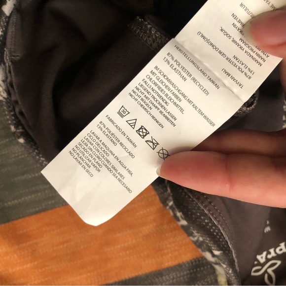 Prana pillar printed Capri crop leggings slate canopy - Picture 9 of 13